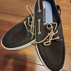 Hilfiger Black Boat shoes 9.5